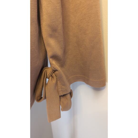 J.O.A. LA  Anthropologie long sleeve split neck sweater top M - Picture 4 of 9